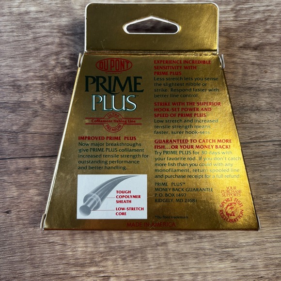 DuPont Prime Plus Ultra CoFilament Fishing Line 12 lb 250 Yards Clear New - Picture 4 of 7